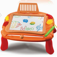 2025 mesa de tablero de dibujo de plástico magnético plegable multifuncional extraíble Unisex gran oferta para 5 a 7 años