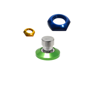 Maßgefertigte Flachkopf-Polierte Aluminium-Rohrmutter für Gasinstallationen mit Fußschalter-Aufsatz und Knopf - Product Image 5