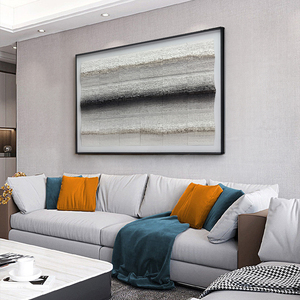 Trang trí nội thất đóng khung hỗn hợp phương tiện truyền thông tác phẩm nghệ thuật sa thạch trừu tượng sơn 3D giấy nghệ thuật tường làm bằng tay trang trí thở hổn hển - Product Image 2