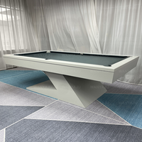 Table de billard et de ping-pong combinée de luxe au design moderne, personnalisable, en bois massif, 7FT 8FT 9FT, table de billard pour salles de billard