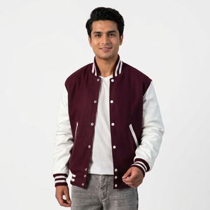 Chaquetas de Béisbol para Hombre de Talla Grande, Calidad Superior, Venta al Por Mayor, 2025, Chaqueta Universitaria de Lana con Logotipo Personalizado - Product Image 1