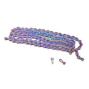 Sumc Regenboog Fietsaccessoires Sx12el Ketting 126l <span class=keywords><strong>12</strong></span> <span class=keywords><strong>Speed</strong></span> Half Holle Fietsketting <span class=keywords><strong>12</strong></span> S Mtb/Racefiets - Product Image 4