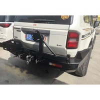 Pare-chocs arrière en acier JP16 avec support de roue de secours et support de réservoir de carburant pour Land Cruiser LC250 Prado 2024+