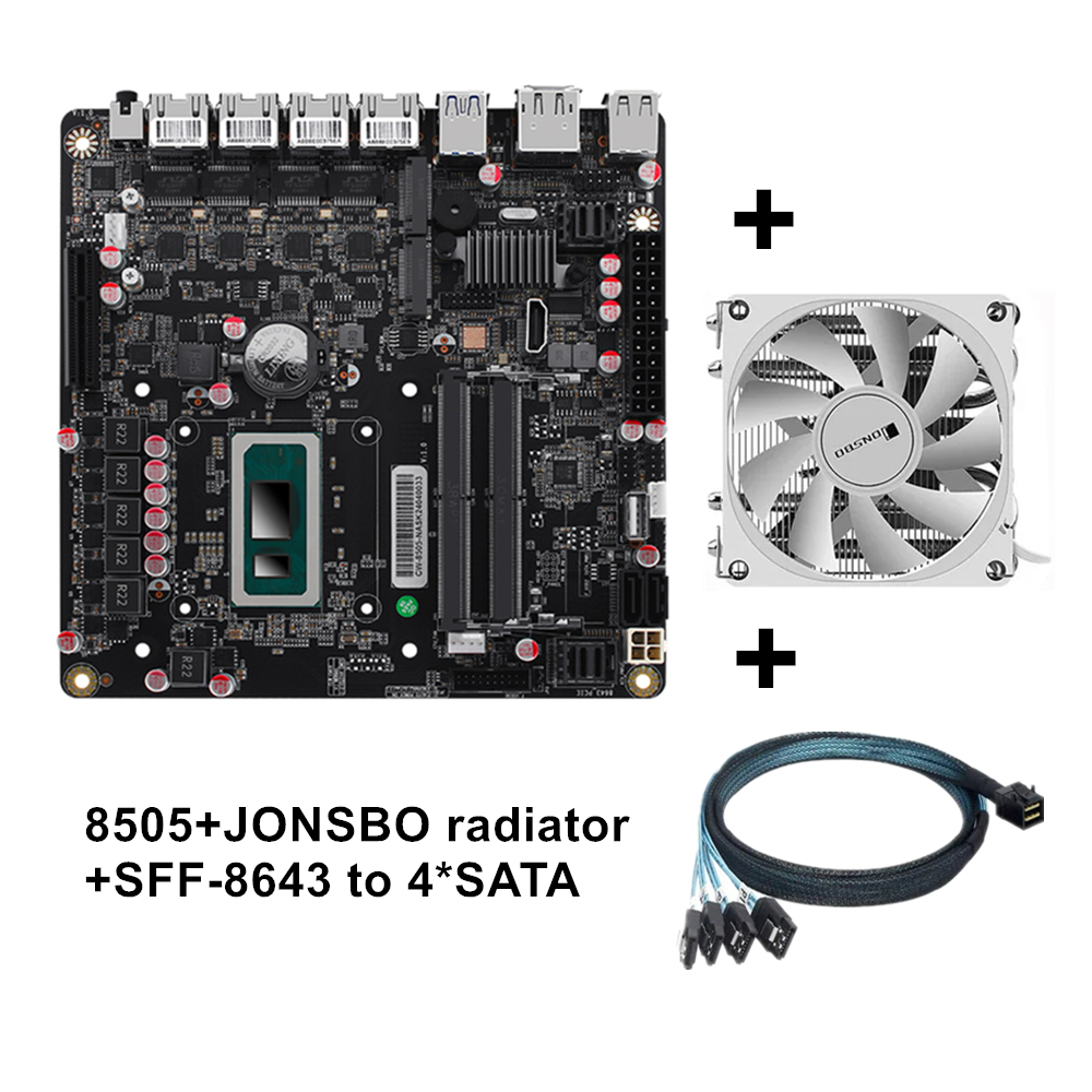สีดำ 8505 SFF-8643 JONSBO