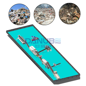 Nouvelle technologie de tri des déchets urbains, machine de gestion des déchets plastiques et métalliques, usine de recyclage - Product Image 1