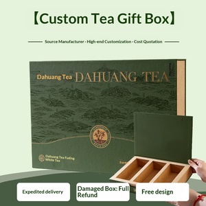 Mini <b>Tea</b> Sampling Gift Box for <b>Oolong</b>, Yancha & Rougui. Compact Portable Paper Packaging Perfect for Travel & Gifting. - Product Image 4