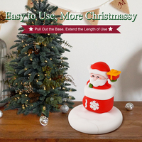 Originele Kerstcadeau Telefoonstandaard Kerstman Kerstrendier PVC Schattige Bureau Telefoonhouder