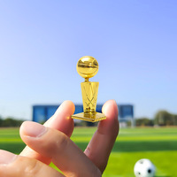 Trophée de championnat Larry O'Brien en alliage, mini trophée de basketball, ornement - Fabriqué à Guangzhou, cadeau de jeu, souvenir sportif scolaire
