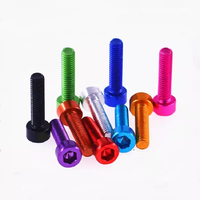 M3 M4 M5 M6 DIN912 boîtier d'ordinateur en aluminium coloré Allen Drive tête à six pans creux boulon à vis pour boîtier d'ordinateur
