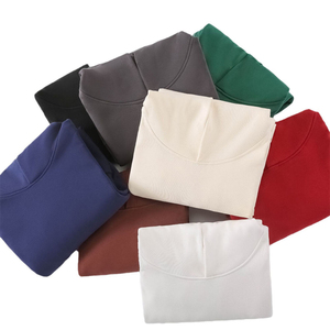 Sweat-shirt à capuche pour homme, chaud et doublé polaire, coupe-vent, uni, en polyester et coton, décontracté, pour l'extérieur, vente en gros - Product Image 5