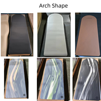 Halbrunde Yoga-Matte 4,5mm, PU Naturkautschuk Material, Rutschfeste Langlebige Professionelle Übungsmatte, Großhandel Schnelle Lieferung