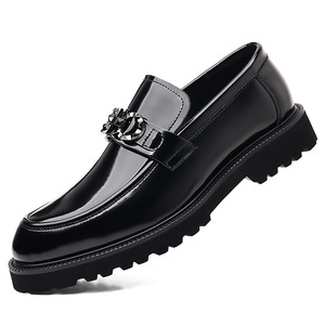 <span class=keywords><strong>Scarpe</strong></span> da uomo moderne da uomo in pelle verniciata da <span class=keywords><strong>smoking</strong></span> formale con lacci oxford da sposa - Product Image 4