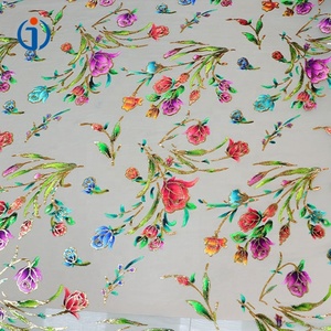 ผ้ากำมะหยี่ลายดอกไม้แบบเบิร์นเอาท์ หรูหรา สไตล์โซมาลี ดีแรค ผสมเรยอน 50% ไนลอน 30% ด้ายเมทัลลิกโกลด์ลูเร็กซ์ 20% สำหรับตัดเย็บเสื้อผ้าแฟชั่น - Product Image 2