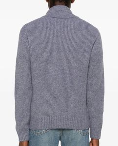 2025 nouveau basique Style quotidien pull 100% coton tricot noir tricot col en v hommes tricots Cardigan tricots bonbons bande hommes tricots - Product Image 3