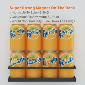 Set di 4 Mensole Magnetiche Pieghevoli in <span class=keywords><strong>Metallo</strong></span> per Frigorifero, Organizzatore per <span class=keywords><strong>Spezie</strong></span> da Cucina, <span class=keywords><strong>Porta</strong></span> Rotolo Multifunzione - Product Image 4