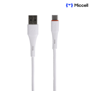 สายชาร์จเร็ว Miccell OEM 1 เมตร 3 แอมป์ แบบ USB-C สำหรับโทรศัพท์มือถือ สายชาร์จสำหรับ iPhone สายถักทนทานสำหรับ iPhone - Product Image 1