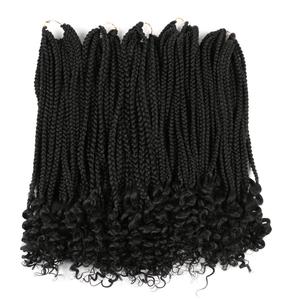 New Long Nữ Thần Hộp Braid Tổng Hợp Crochet Jumbo Bện Tóc Nối Đen Nâu <span class=keywords><strong>Bug</strong></span> Ombre Bím Tóc - Product Image 2