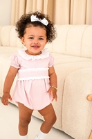 Grenouillère pour bébé en coton vichy personnalisé OEM Grenouillère à volants à manches courtes Vêtements pour enfants de Pâques Combinaison grenouillère pour tout-petits garçons et filles