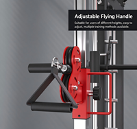 Station d'entraînement multifonctionnelle Smith Machine pour la maison : équipement de fitness intégré, cadre de squat, presse, station de musculation pour pectoraux