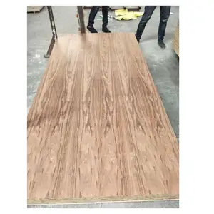 Linyi 1220*2440mm Decorative Natural Red Oak/Black Walnut/ Cherry / Tzalam Veneer Laminated Fancy Plywood Furniture Grade