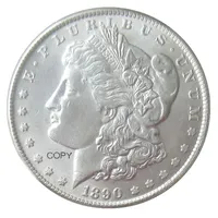 1890 куб. См, Морган, доллар 90, серебро 10, медная репродукция, США, декоративные монеты на заказ