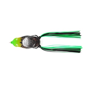 Leurre souple artificiel <span class=keywords><strong>en</strong></span> PVC imprimé Proto Frog 55mm pour la pêche au bar <span class=keywords><strong>en</strong></span> surface avec hameçons - Pêche <span class=keywords><strong>en</strong></span> rivière, lac et ruisseau - Product Image 4
