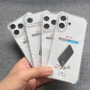 เคสโทรศัพท์มือถือแบบใสกันกระแทก ผลิตจาก TPU หนา 1.5 มม. ตกแต่งลายสีพื้น ป้องกันกล้อง - Product Image 5