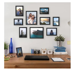 Classic Design Customized Wall Gallery Photo <b>Frames</b> Multiple Sizes Photo <b>Frame</b> Set with Mat - Product Image 2