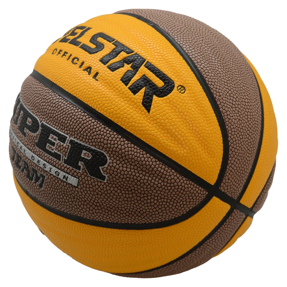 Welstar Laminated leather Basketball with Custom Logo and PU leather Official Size 7 basketball for Training