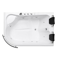 Baignoire à Jets Autoportante Intérieure, Spa Jacuzzi pour 2 Personnes avec Chauffage Thermostatique, pour Hôtel, Villa, Salle de Sport et Usage Résidentiel