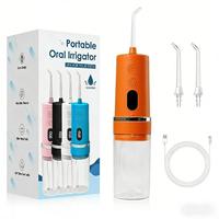 Irrigateur buccal portable mini avec réservoir de 300 ml, recharge USB, pour appareils dentaires