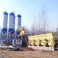 Centrale à béton commerciale HZS35 avec mélangeur JS750 pour les chantiers de construction, centrale à béton automatique