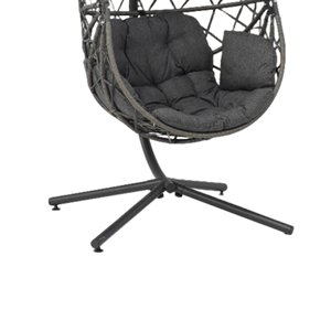 XOT055 mobilier d'extérieur moderne en gros <span class=keywords><strong>oeuf</strong></span> balançoire chaise suspendue en osier hamac maison Patio balcon jardin porche siège en métal 1 - Product Image 4