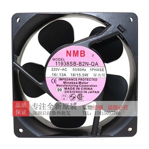 NMB Metal Frame <b>Fan</b> 11938SB-B2N-QA 220V <b>AC</b> Industrial Cooling <b>Fan</b> - Product Image 1