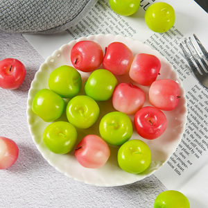 Miniature simulated apples, green apples, red apples, simulated fruit, <b>backpacks</b>, car keychains, pendants - Product Image 1