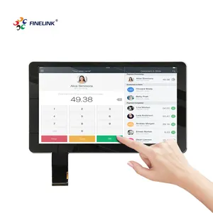 Фабрика FINELINK, 13,3 дюймовый сенсорный экран, водонепроницаемый интерактивный емкостный сенсорный экран, доступна для планшетного ПК