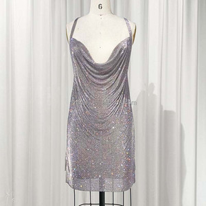Backless Diamond Wedding Dress