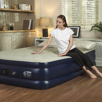 Matelas Gonflable d'Extérieur Durable Amélioré, Lit d'Air Portable pour le Camping, Tapis de Couchage pour Invités