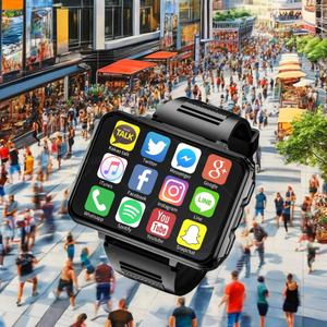 LETINE New <strong>4</strong>+64GB <strong>Smart</strong> <strong>Watch</strong> 4G 5G Phone Big 1400mAh Android Dual GPS Wifi Camera TFT Display Alarm Clock Sim Card for Calling - Product Image 5