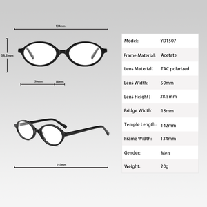 חם trending רטרו eyewear קטן עגולים כחול מרשם משקפיים אופטי לנשים vogue יוניסקס נשים - Product Image 4