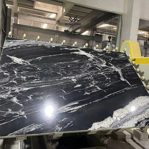 Baldosas de Cuarcita Negra Manhattan para Sala de Estar de Lujo, Interior de Villa o Apartamento - Product Image 1