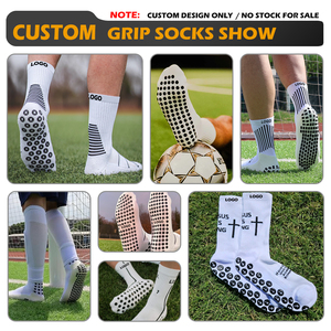 Nieuwe Collectie Anti Slip Voetbal Sokken Mannen Vrouwen Outdoor Sport Grip Voetbal Sokken Custom Atletische Voetbal Buis Sok - Product Image 4