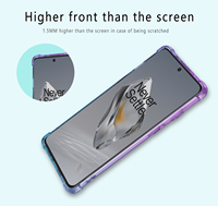 Pour OnePlus 12 clair mignon dégradé coque de téléphone, mince anti-rayures Flexible TPU antichoc étui de protection pour téléphone portable pour OnePlus 12