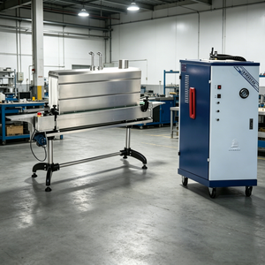Machine d'étiquetage automatique multifonctionnelle pour le rétrécissement de l'étiquette PVC sur le corps et le bouchon des bouteilles - Product Image 1