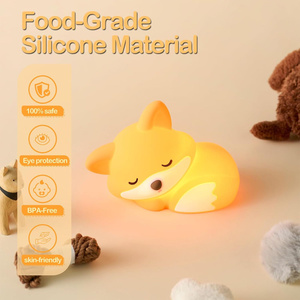 Veilleuse LED en forme de <span class=keywords><strong>renard</strong></span> endormi, type C, avec minuterie d'arrêt automatique, lampe portable pour enfants, luminaire décoratif pour chambre de bébé - Product Image 4