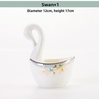 Mangkuk Keramik Piring Sendok Untuk Rumah Tangga Grosir Jingdezhen Gaya Cina Baru Motif Bunga Bone China Mangkuk Sup Mie Besar Kecil