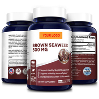 Capsules végétales d'algues brunes avec Fucoidan Glucosamine Chondroïtine Support Immunité stimuler capsules comprimé