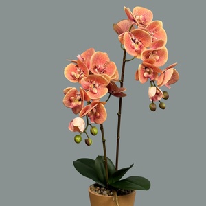 Orquídea Mariposa Artificial Multicabeza con Efecto Cascada 3D, Accesorio de Decoración para el Hogar, Flor Artificial para Boda - Product Image 2