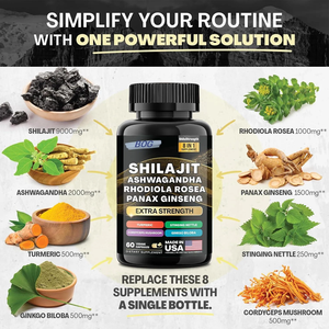 Vente en gros, prix d'usine, complément alimentaire à base de shilajit pur de l'Himalaya, stimulant énergétique, capsules de shilajit, produits - Product Image 6
