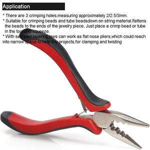 أداة تصفيف YTH مطلية بالنيكل سهلة الاستخدام مسننة راقية للمجوهرات كماشة لتمديد الشعر أدوات إطالة الشعر كماشة - Product Image 3